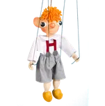 Mašek Loutka Hurvínek dřevěný 20 cm