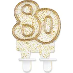 Godan Dortová svíčka 80 zlatá