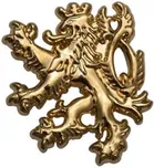 Odznak Český lev propichovací PIN zlatý