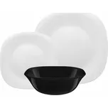 Bormioli Rocco Velvet 18 ks černý/bílý