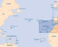 Strait of Gibraltar to Arquipelago dos Acores and Islas Canarias Passage Chart 1:2500000 - Nakladatelství Imray (2002)