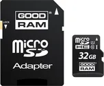 Goodram MicroSDHC 32GB CL10 UHS1 + adap.