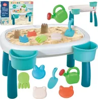 iMex Toys Dětský vodní stůl 2v1 bílý/modrý