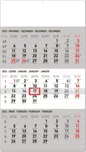 Presco Group Nástěnný kalendář 3měsíční…
