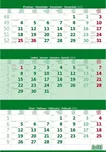 Helma365 Nástěnný kalendář tříměsíční…