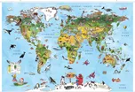 Ilustrovaná mapa světa pro malé…