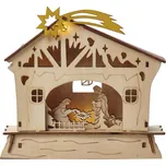 EMOS ZY2313 dřevěný betlém 18 cm