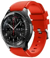 ESES Silikonový řemínek pro Samsung Galaxy Watch 46 mm/Samsung Gear S3 červený