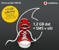 Vodafone Předplacená karta na data 100 Kč