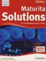 Maturita Solutions Pre-Intermediate Student´s Book Czech Edition - Tim Falla, Paul A. Davies [EN] (2012, brožovaná)