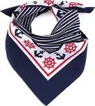 Bavlněný šátek s kotvami 55x55 cm - 2…