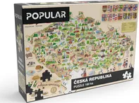Popular Mapa České republiky 160 dílků