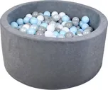 iMex Toys 2839 suchý bazén s míčky šedý