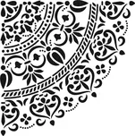 Cadence HomeDeco 25 x 25 cm čtvrtinová…