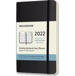 Moleskine Diář 2022 S měsíční černý