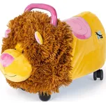 FUNNY WHEELS Rider Ride-On lvíček růžový