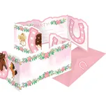 Amscan Pozvánky na oslavu 8 ks koníci