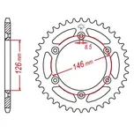 JT Sprockets JTR808.41ZBK