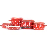 Belis 19620-534DACD5 5 ks červený puntík