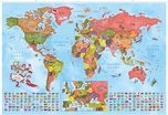 Ilustrovaná mapa států světa pro malé…
