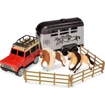 Royal Breeds Koně s přívěsem a autem