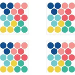 Glassor Nálepky na zeď puntíky jarní…