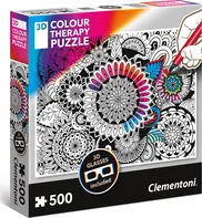 Clementoni 3D Colour Therapy Mandala 500 dílků 