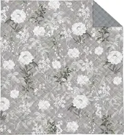 Detexpol Květy šedý 220 x 240 cm