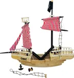 Wooden Toys W03B001 dřevěná pirátská loď
