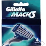 Gillette Mach3 náhradní břit 4 ks