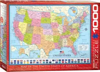Eurographics Politická mapa USA 1000 dílků
