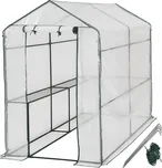 tectake 401861 186 x 120 x 190 cm bílý