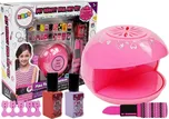 LEAN Toys Dívčí nehtové studio růžové