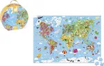 Janod Giant Puzzle Mapa světa 300 dílků