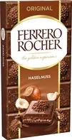 Ferrero Rocher mléčná čokoláda s lískovými oříšky 90 g