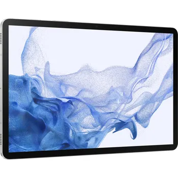 přední strana tabletu Samsung Galaxy Tab S8 stříbrný
