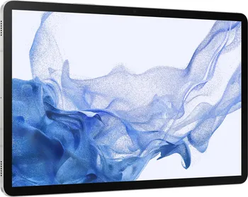 přední strana tabletu Samsung Galaxy Tab S8 stříbrný