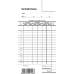 Optys 1144 kontrolní lístek, píchačka 9…