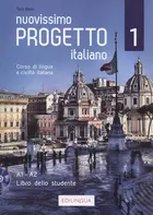Nuovissimo Progetto italiano 1: Corso di lingua e civiltà italiana: A1-A2: Libro dello studente - Telis Marin (2019, brožovaná) + DVD