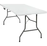 tectake 402153 stůl skládací bílý