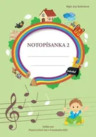 Notopísanka 2: Výška not, psaní a čtení not v houslovém klíči - Eva Šašinková (2021, brožovaná)