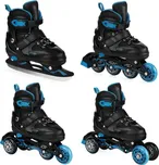 Spokey Quattro 4 v 1 černé/modré 34-37