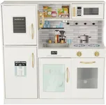 Dřevěná kuchyňka pro děti s lednicí…