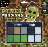 Kidea Pixel barvy na obličej