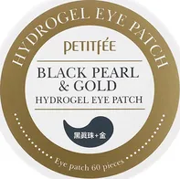Petitfée Black Pearl & Gold hydrogelová maska na oční okolí 60 ks