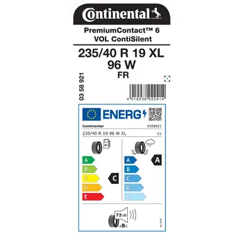 Letní osobní pneumatiky Continental PremiumContact 6