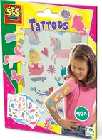 SES creative Tetování pro dívky 40 ks
