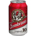 Gambrinus Originál 10° 0,33 l plech