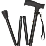 Vycházková skládací hůl 82-92 cm černá