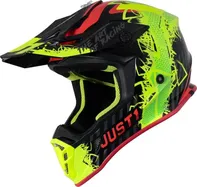 Just 1 Helmets J38 Mask neonově žlutá/červená/černá XL